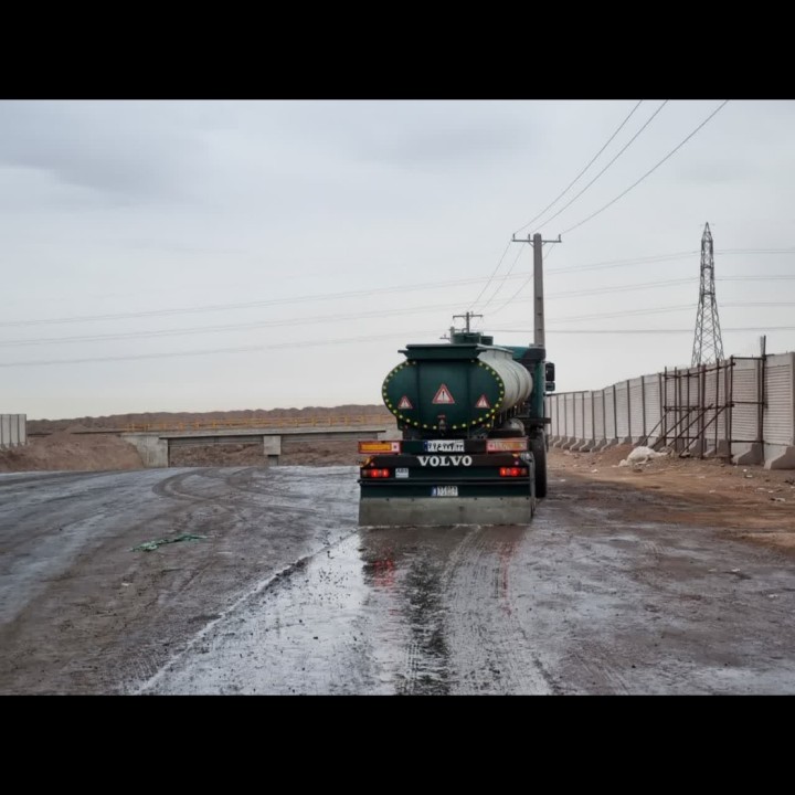 پاشش محلول تثبیتکننده خاک برای کنترل گرد و غبار در شرکت آهن و فولاد ارفع پاشش محلول تثبیتکننده خاک برای کنترل گرد و غبار در شرکت آهن و فولاد ارفع